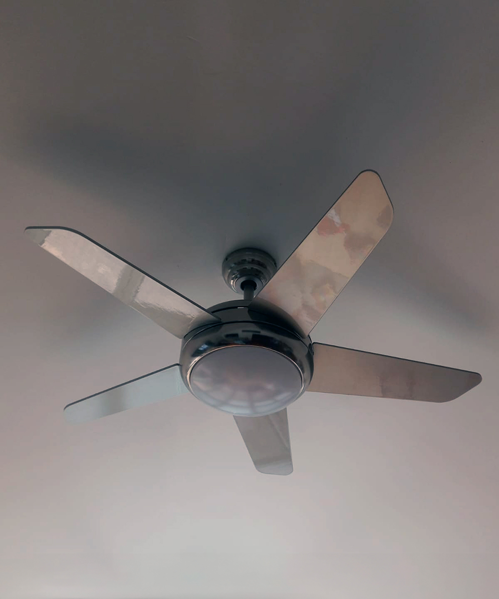 Domestic electrical fan instlled